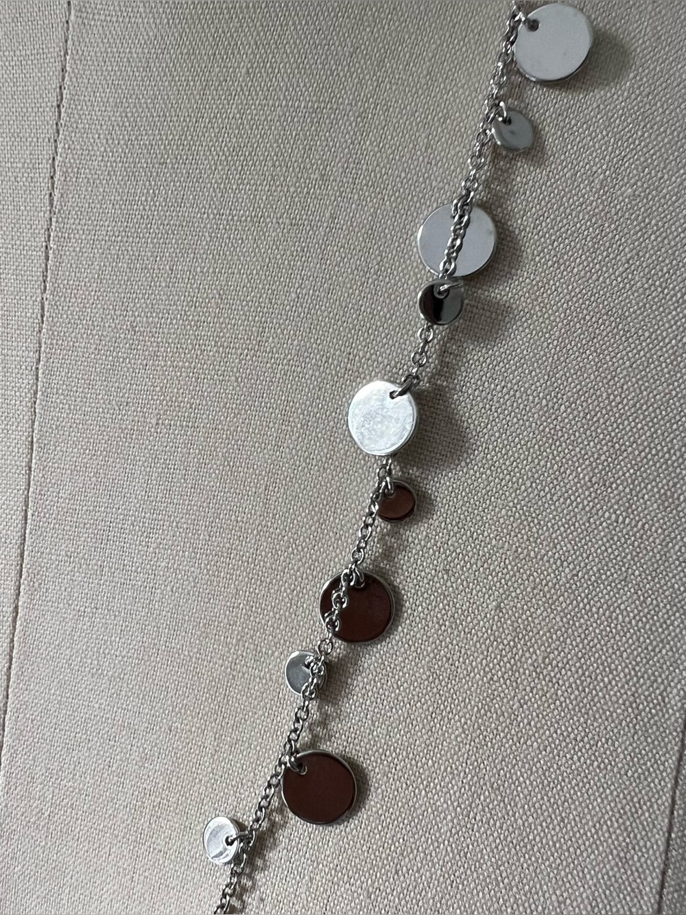 Lia Sophia Silver Reflection Necklace - Picture 3 of 4